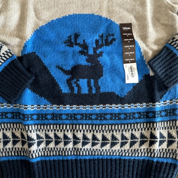 Urban Pipeline Holiday Crewneck Sweater Small Age 8-10 - Picture 7 of 11
